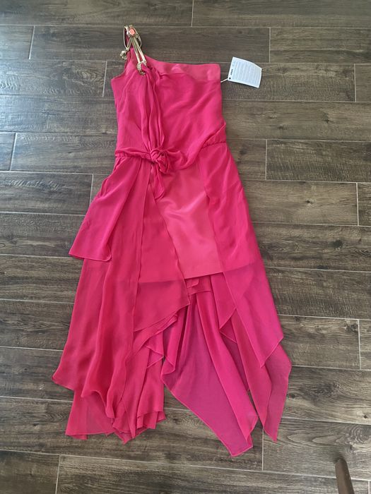 Розова рокля от 100% коприна НОВА