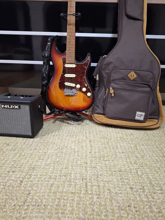 Chitara electrica Sire Larry Carlton S7+Amplificator Nux Mighty 8 BT