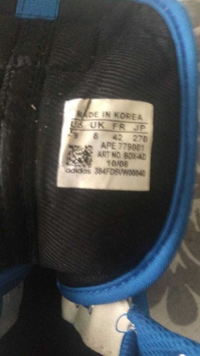 Продам  боксерки  Adidas  производство  Корея