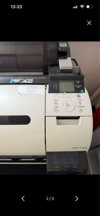 Plotter  Canon IPF 770 , format A0