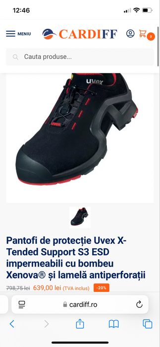 Bocanci uvex cu bombeu