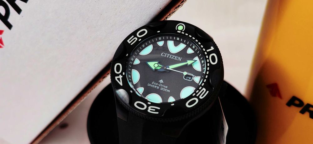 Citizen ’Orca’ ProMaster Diver Eco Drive чисто нов 200 метра дайвър