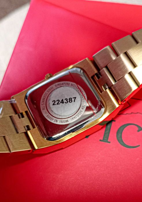 Ceas Invicta Cuadro Lady - 27mm, Yellow Gold