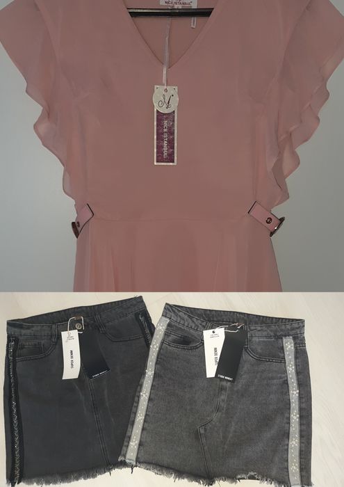 Дънкови поли М размер