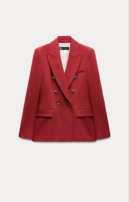 Червено сако Зара