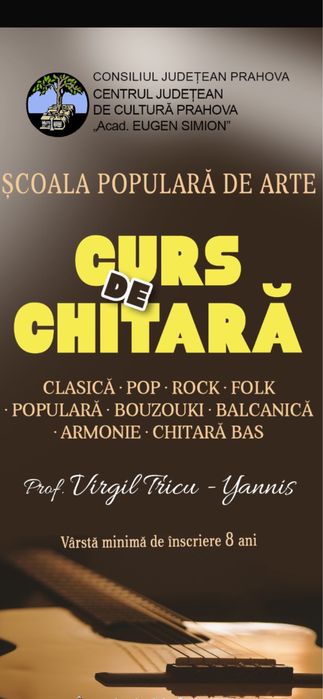 Cursuri de chitara Copii Adolescenti Adulti