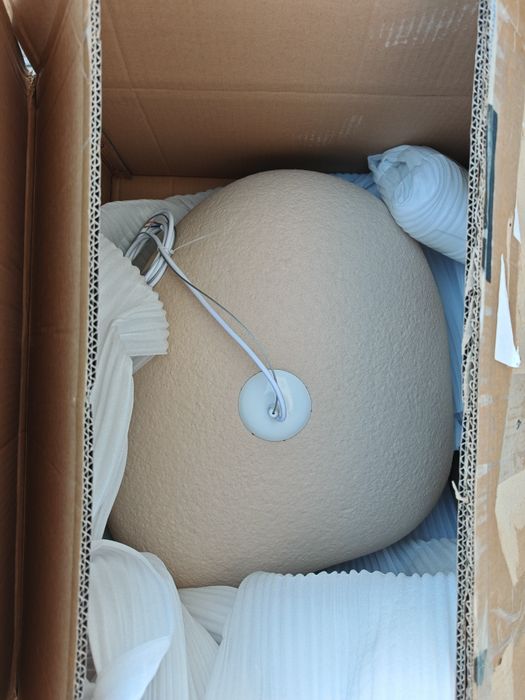 Висяща лампа стил wabi sabi 60*50 см Е27 нестандартна форма