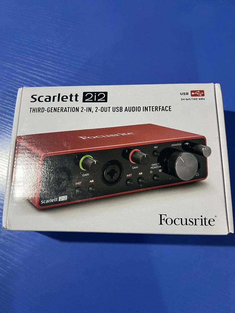 Звуковая карта Focusrite Scarlett 2i2 3rd Gen: 190 у.е. - Студийное ...