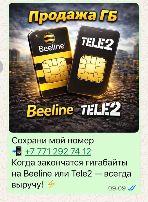 Продаю гигабайты