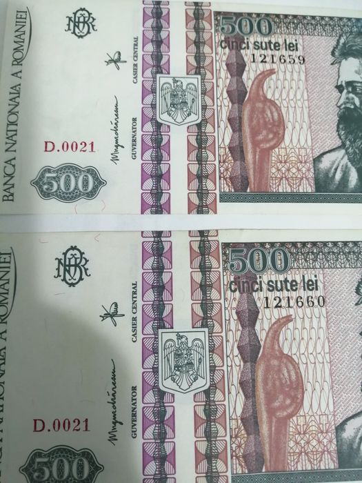 Bancnote vechi românia serii consecutive.