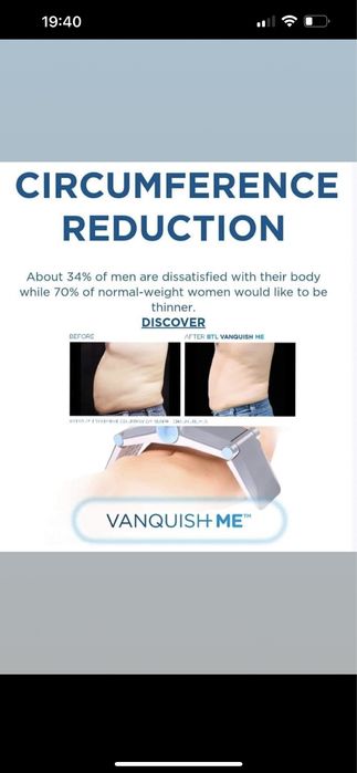 Aparat remodelare corporala Vanquish me