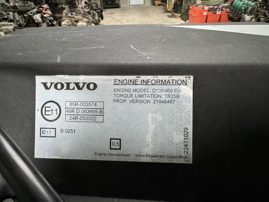 Motor complet VOLVO FH4 euro 6 D13 - 460/500 cai