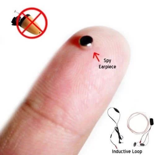 *ПОД НАЕМ* Блутут бръмбър слушалки за преписване с микрофон.