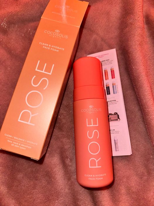 Cocosolis пяна за почистване на лице Rose