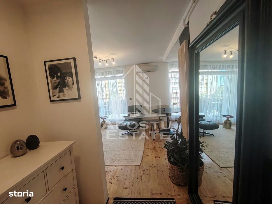 Apartament modern, 2 camere, centrala proprie, Uranus plaza Timisoara
