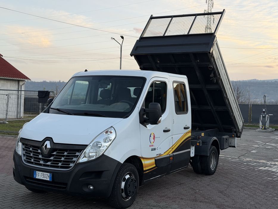 Renault master 2.3   2017 basculabil pe 3 parti 7 locuri