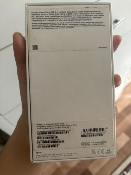 iphone 11   Белый  с гарантия