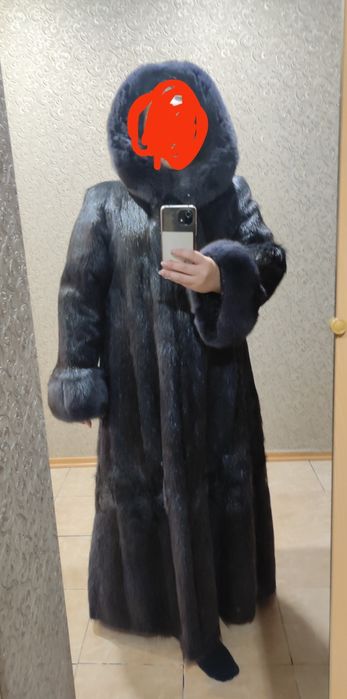 Шуба мех  нутрия