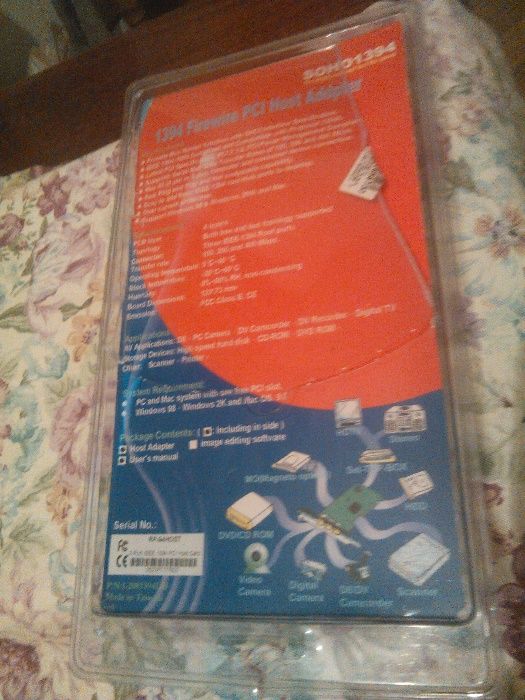 SOHO 1394 Firewire PCI Host Addpter