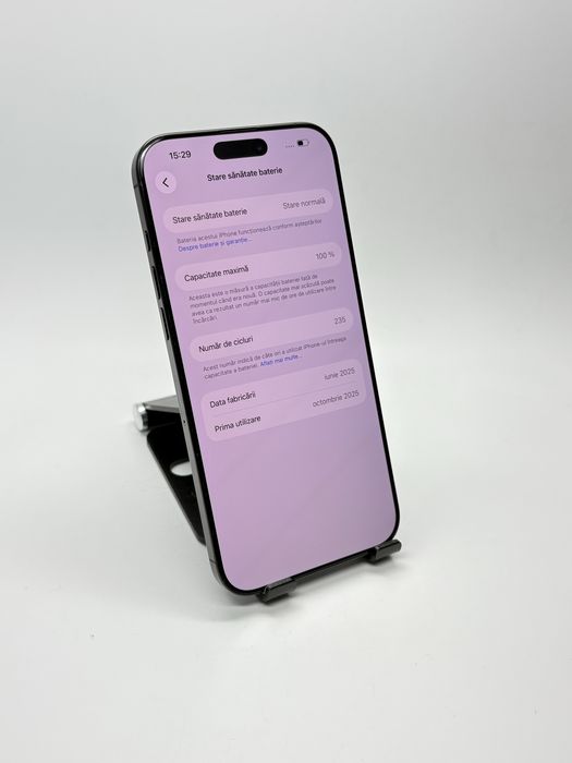 iPhone 16 PRO Max 256Gb - CA NOU 10/10 - Baterie 100% + Garantie