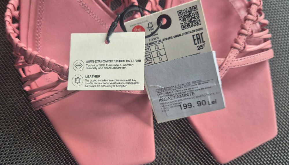 Sandale piele Zara masura 37