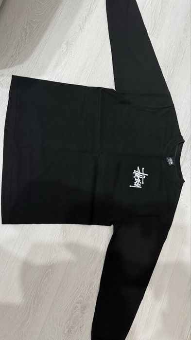 Лонгслив черный и белый