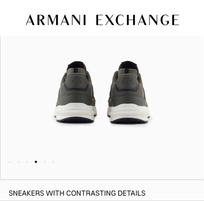 Оригинал Armani Exchange мужские кроссовки
