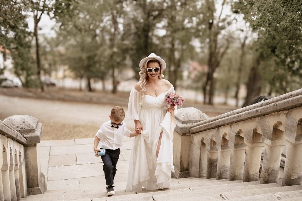 Rochie de mireasă unicat, realizată pe comandă.