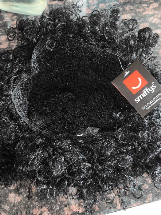 Продавам перука Афро/ Диско Стийл черна