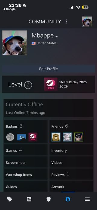 Продам стим steam аккаунт