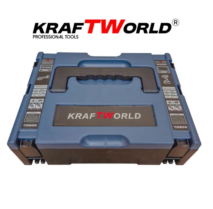 Немски Акумулаторен Комплект Гайковерт и Ъглошлайф125мм Kraft Германия