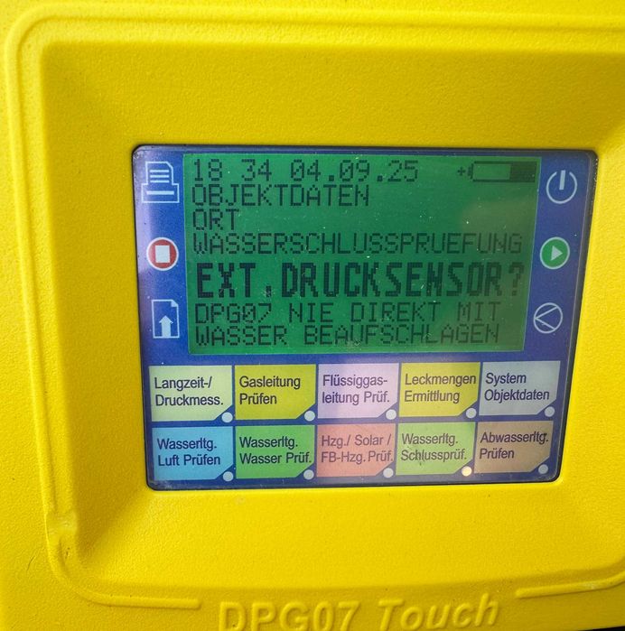 Rau DPG 07 Touch - Професионален измервателен уред за налягане