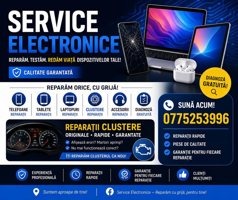 Reparatii chei auto, electronice, TV, Telefoane