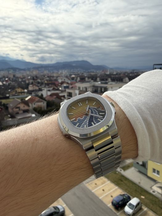 Seiko Mod “Nautiko” pictat manual