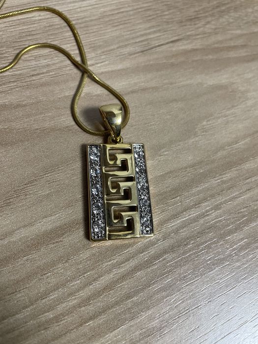 Набор серьги+цепочка с подвеской