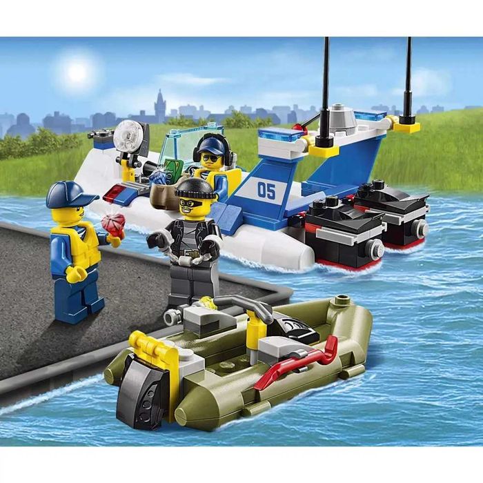 Конструктор  Сити "Полицейский патруль" 409 деталей