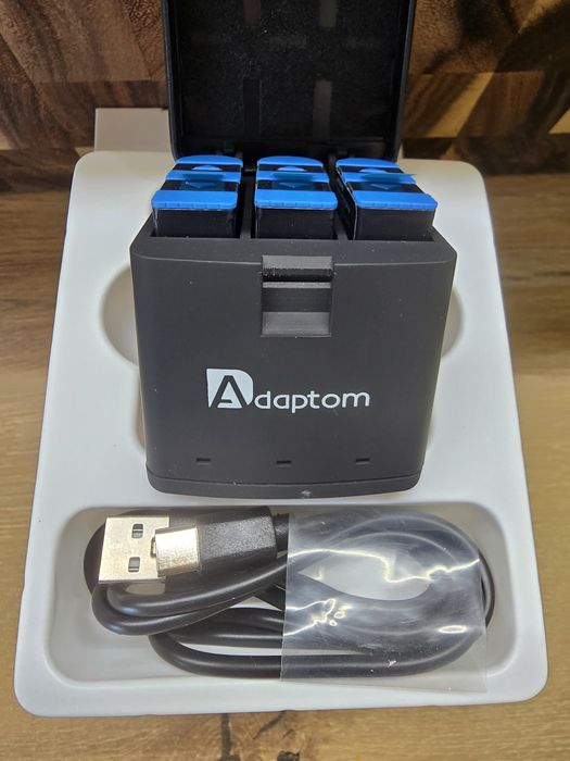 Set incarcator 3 acumulatori gopro hero 9 10 11 12