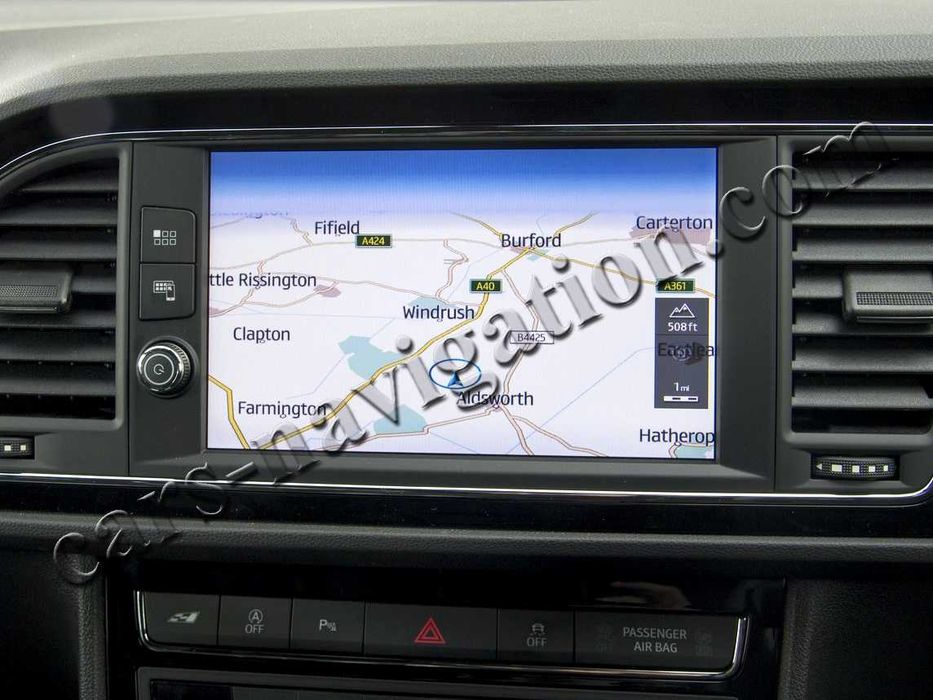 ОРИГИНАЛНИ карти навигация Seat Сеат Толедо Леон Ибиза Алхамбра Арона