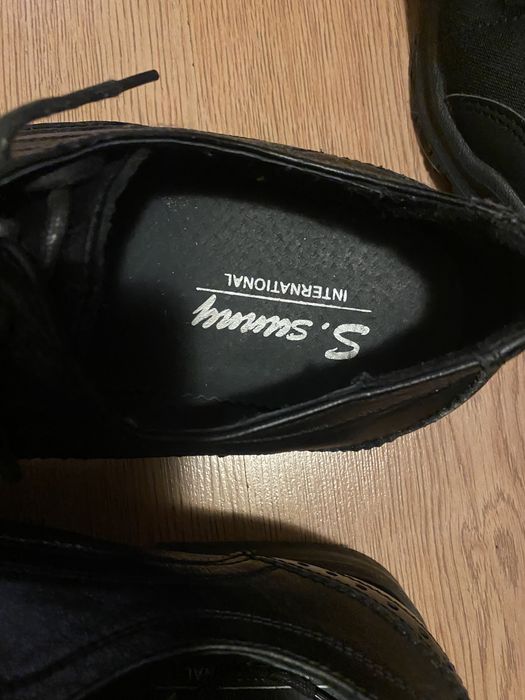 Естествена кожа официални мъжки обувки 43 н