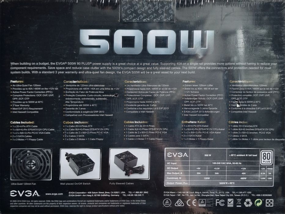 Vand Sursă Evga 500w