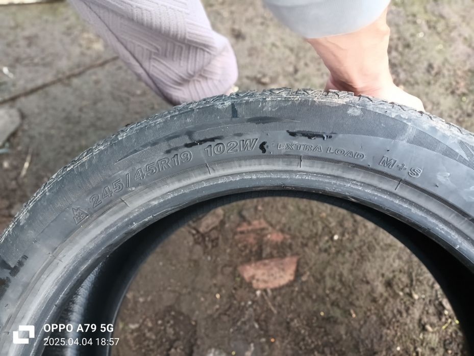 Anvelope 245 45 19/ două bucati