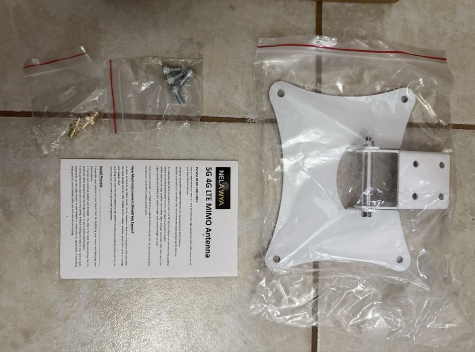 Antena 5G 4G LTE MIMO Exterior 698-3800MHz SMA 6-9dBi Nelawya Hotspot Router Semnal Mobil SMA TS9