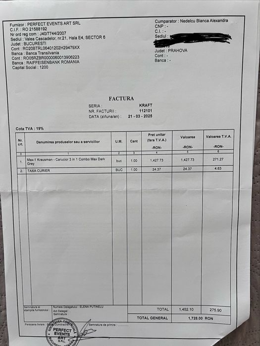 Cărucior Krausman 3 în 1 Combo Max