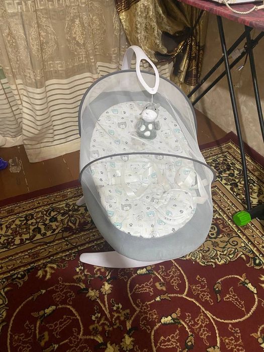 детская электронная люлька,электрокачели,шезлонг,кроватка