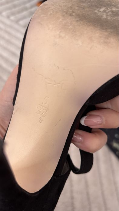 Дамски официални обувки на ток – черни Размер EU 38