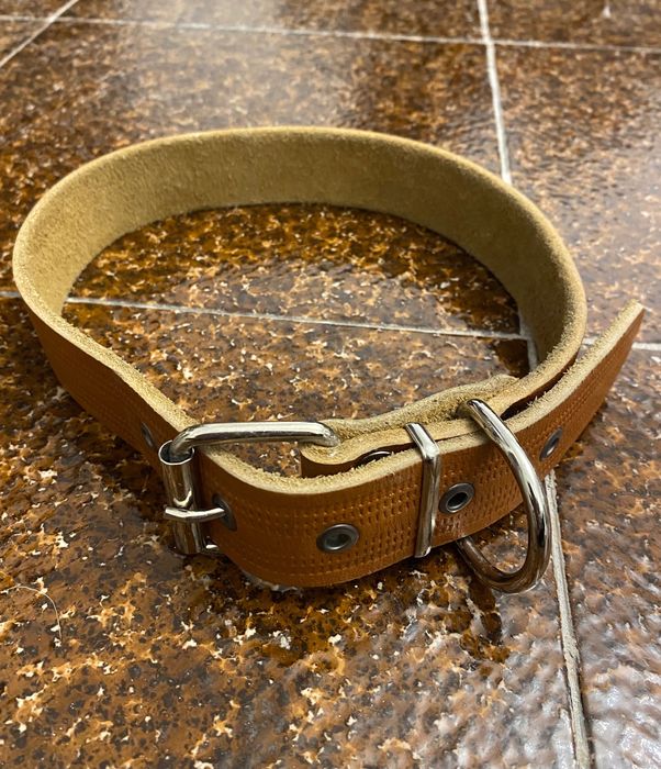 Кожен нашийник за кучета едра порода