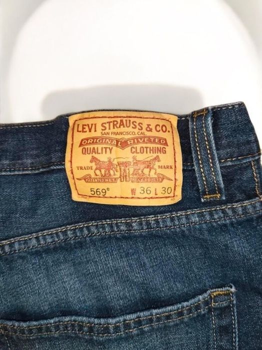 Levis oversized сини дънки