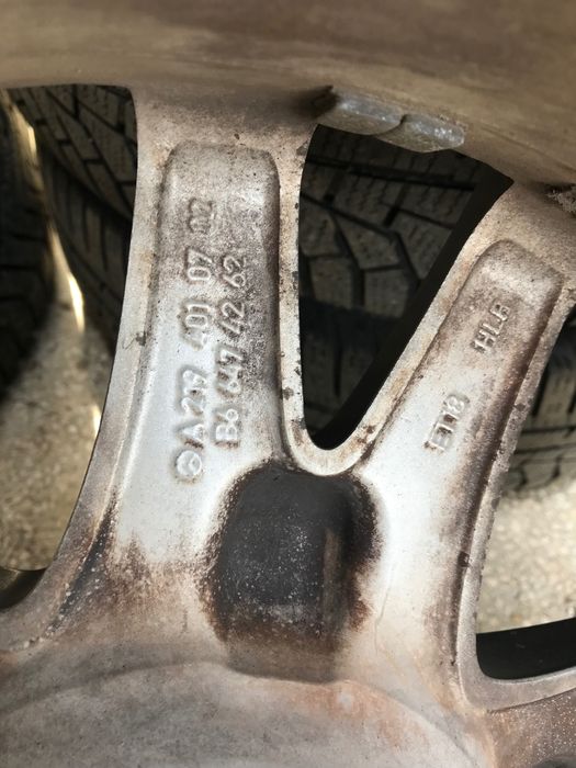 4 бр оригинални джанти Мерцедес цлс 5x112 17 цола