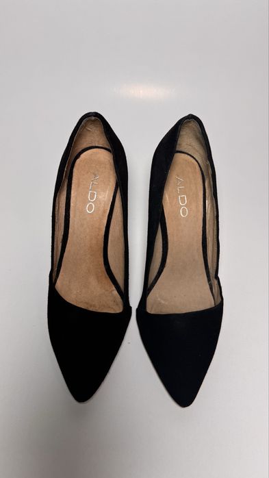 Pantofi Zara negri cu toc