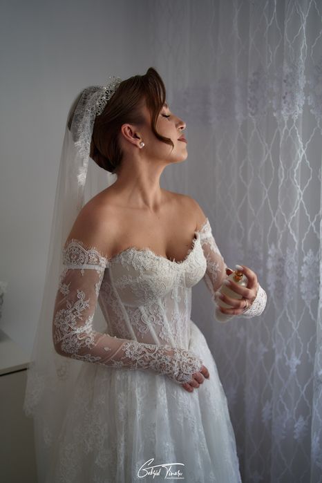 Rochie de mireasă din dantelă
